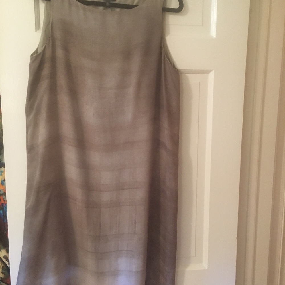 Silk ombré dress
